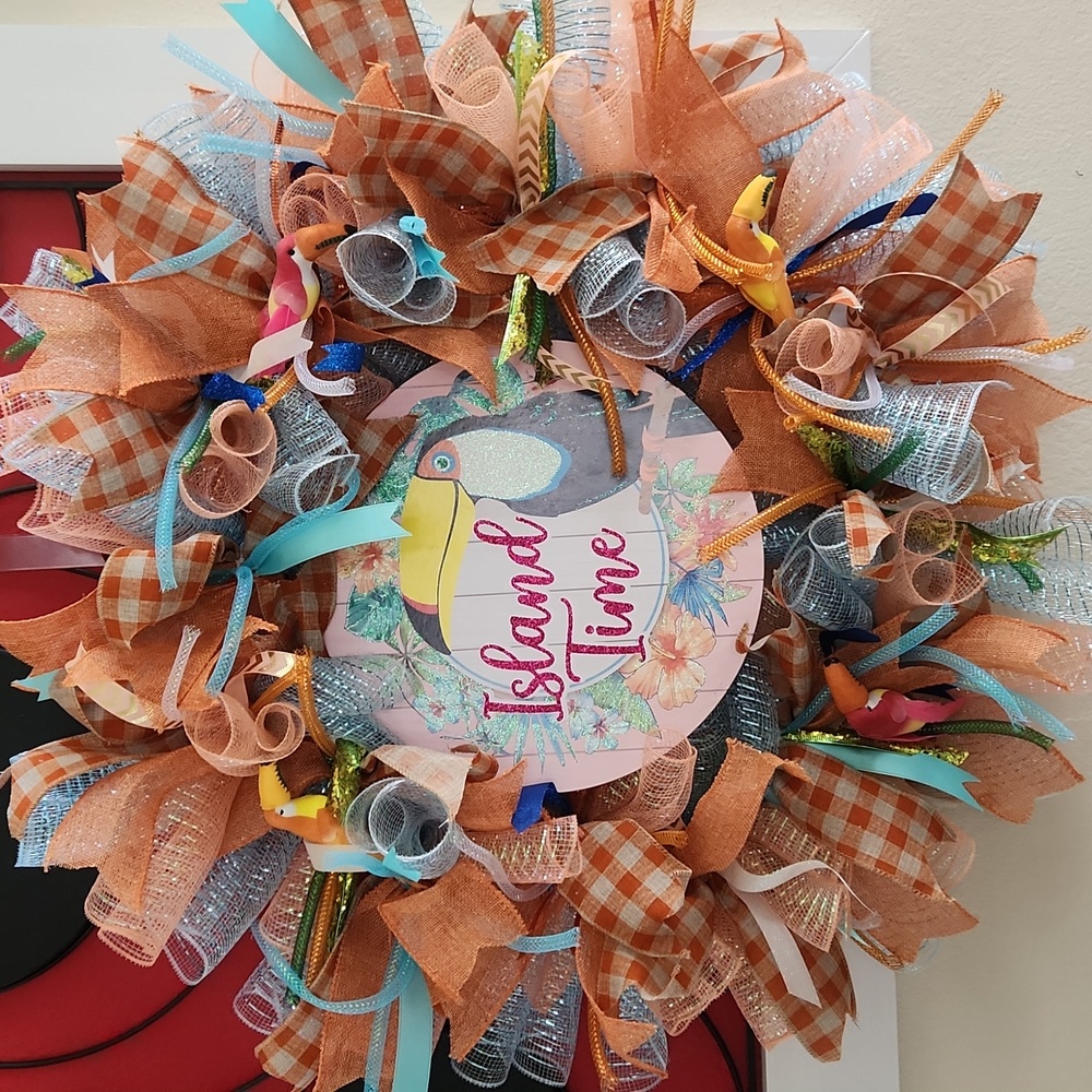 Summer Wreath Island Time🦜